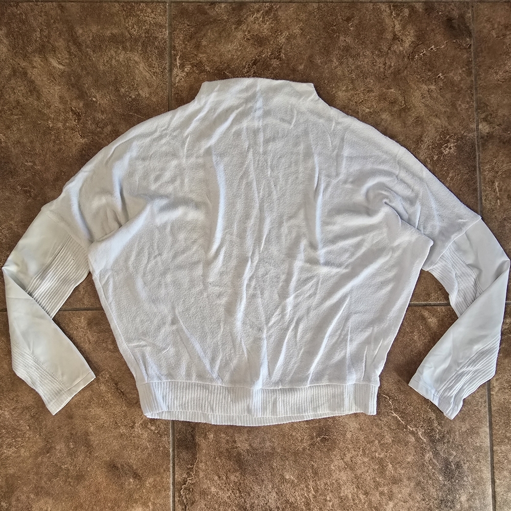 White Leather Sleeve | EXPRESS | Long Sleeve